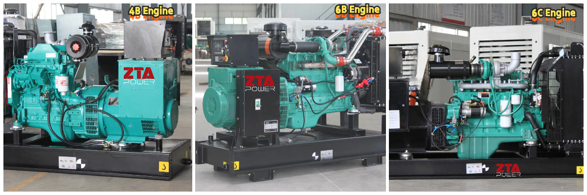 Cummins 4B 6B 6C Engine Powered Generator