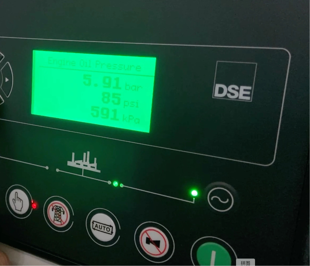 Diesel Engine Low Oil Pressure 