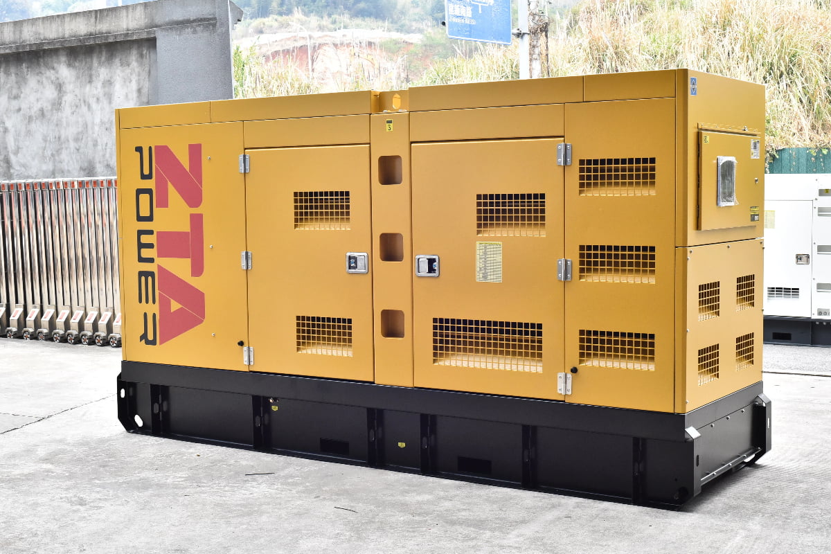 Yellow Silent Diesel Generator Set 250kva